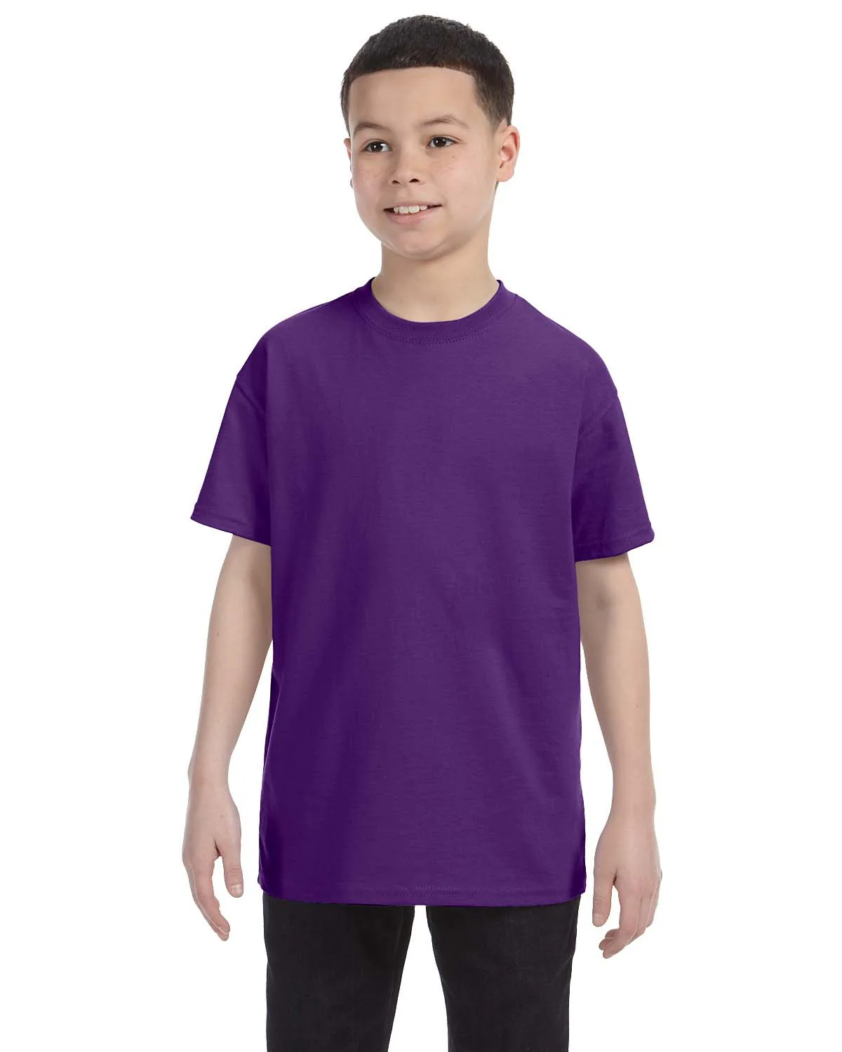 Gildan G500B Youth Heavy Cotton T-Shirt - Image 36