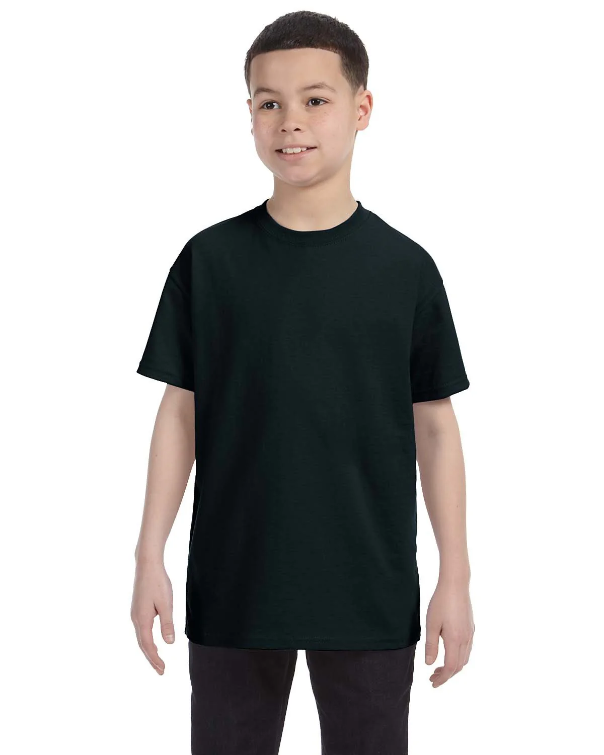 Gildan G500B Youth Heavy Cotton T-Shirt - Image 4