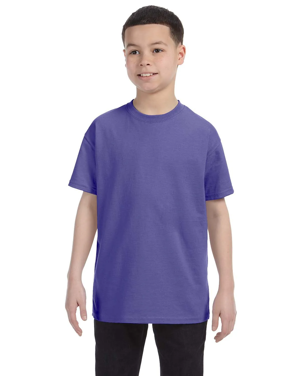 Gildan G500B Youth Heavy Cotton T-Shirt - Image 49