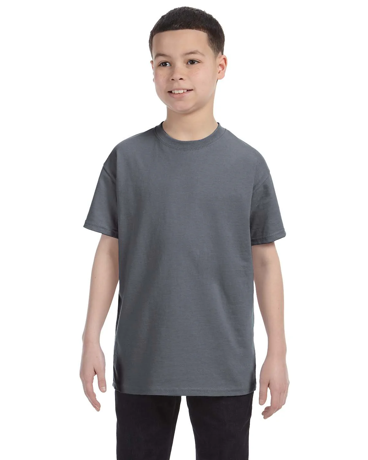 Gildan G500B Youth Heavy Cotton T-Shirt - Image 7