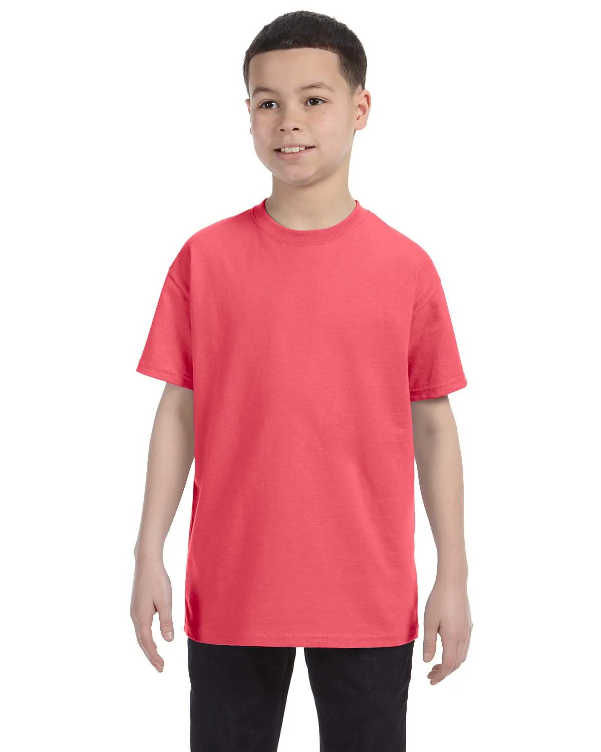 Gildan G500B Youth Heavy Cotton T-Shirt - Image 9