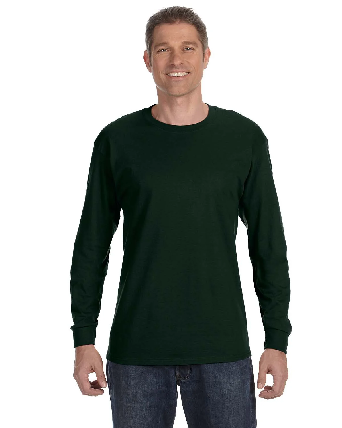 Gildan G540 Adult Heavy Cotton Long-Sleeve T-Shirt - Image 7