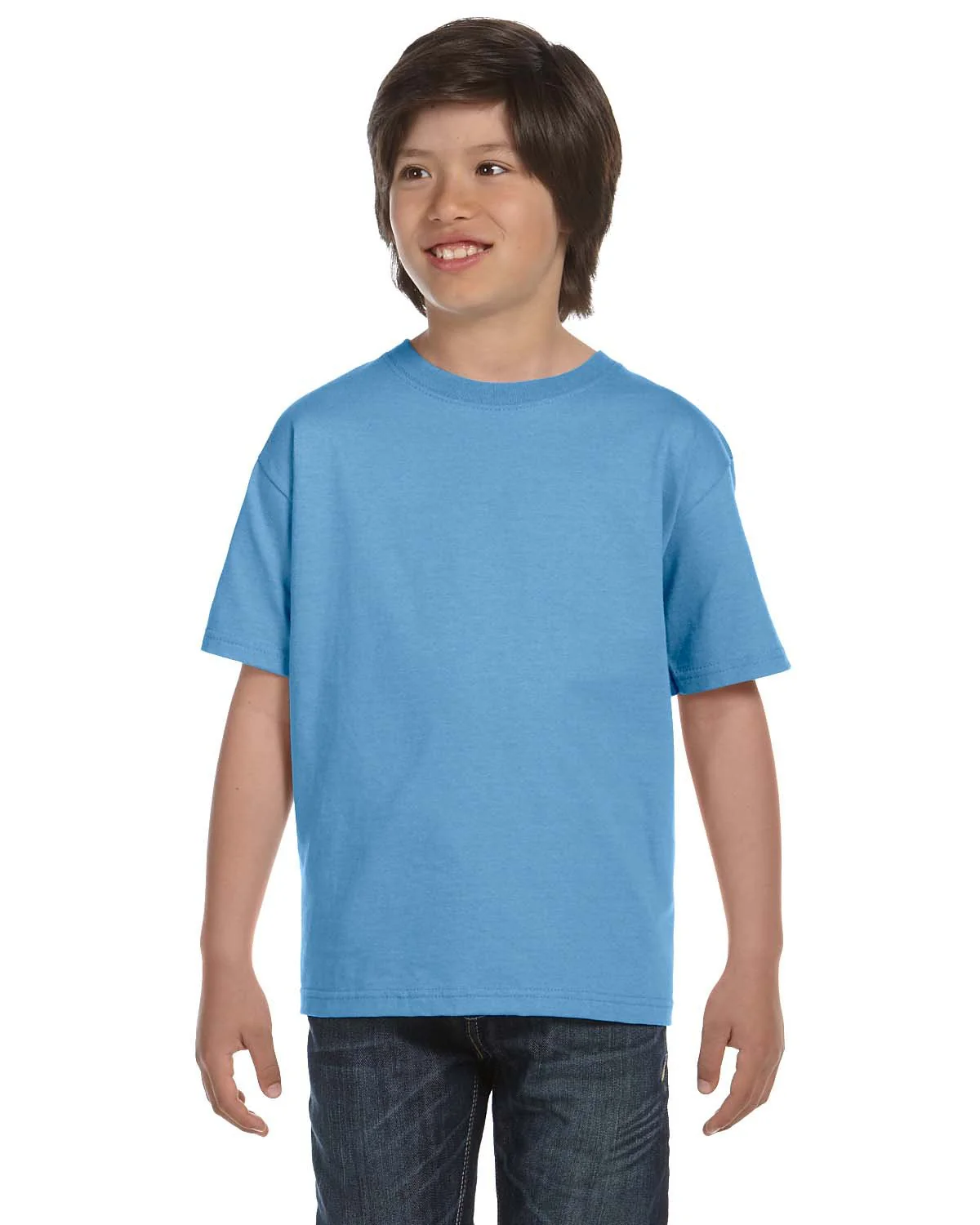 Gildan G800B Youth 50/50 T-Shirt - Image 3