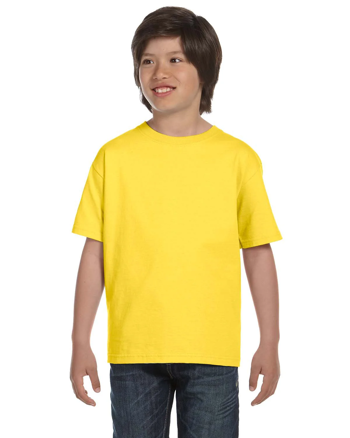 Gildan G800B Youth 50/50 T-Shirt - Image 4