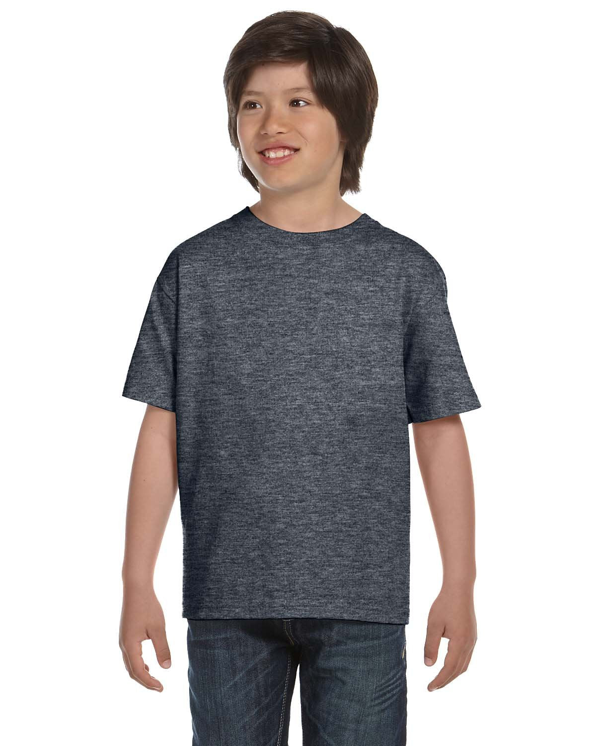 Gildan G800B Youth 50/50 T-Shirt - Image 5