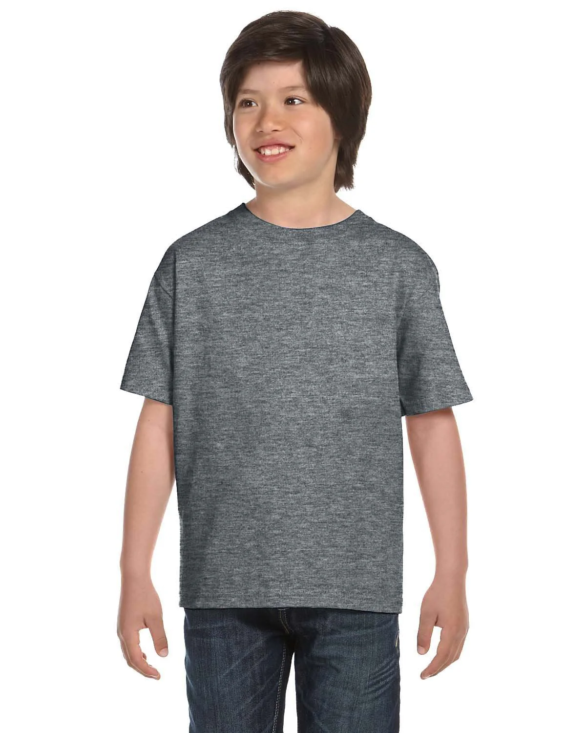 Gildan G800B Youth 50/50 T-Shirt - Image 9