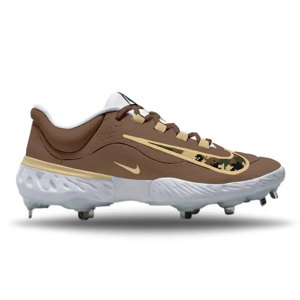 "Glitch Camo" Nike Alpha Huarache Elite 4 Low Cleats
