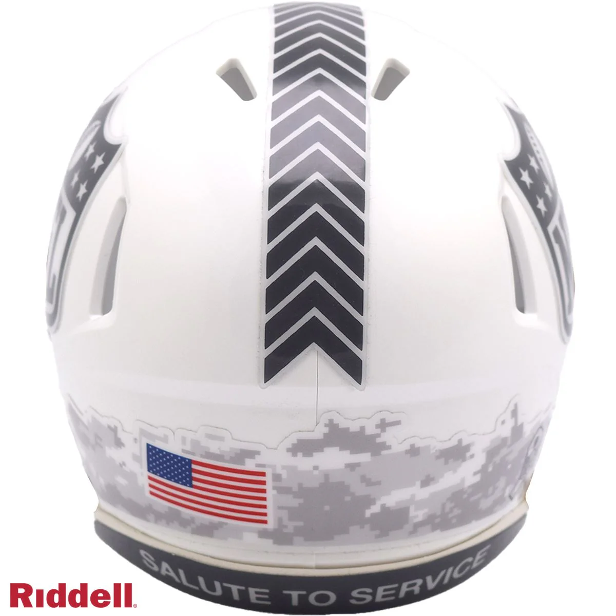 Green Bay Packers Salute to Service Riddell Speed Mini Football Helmet - Image 3