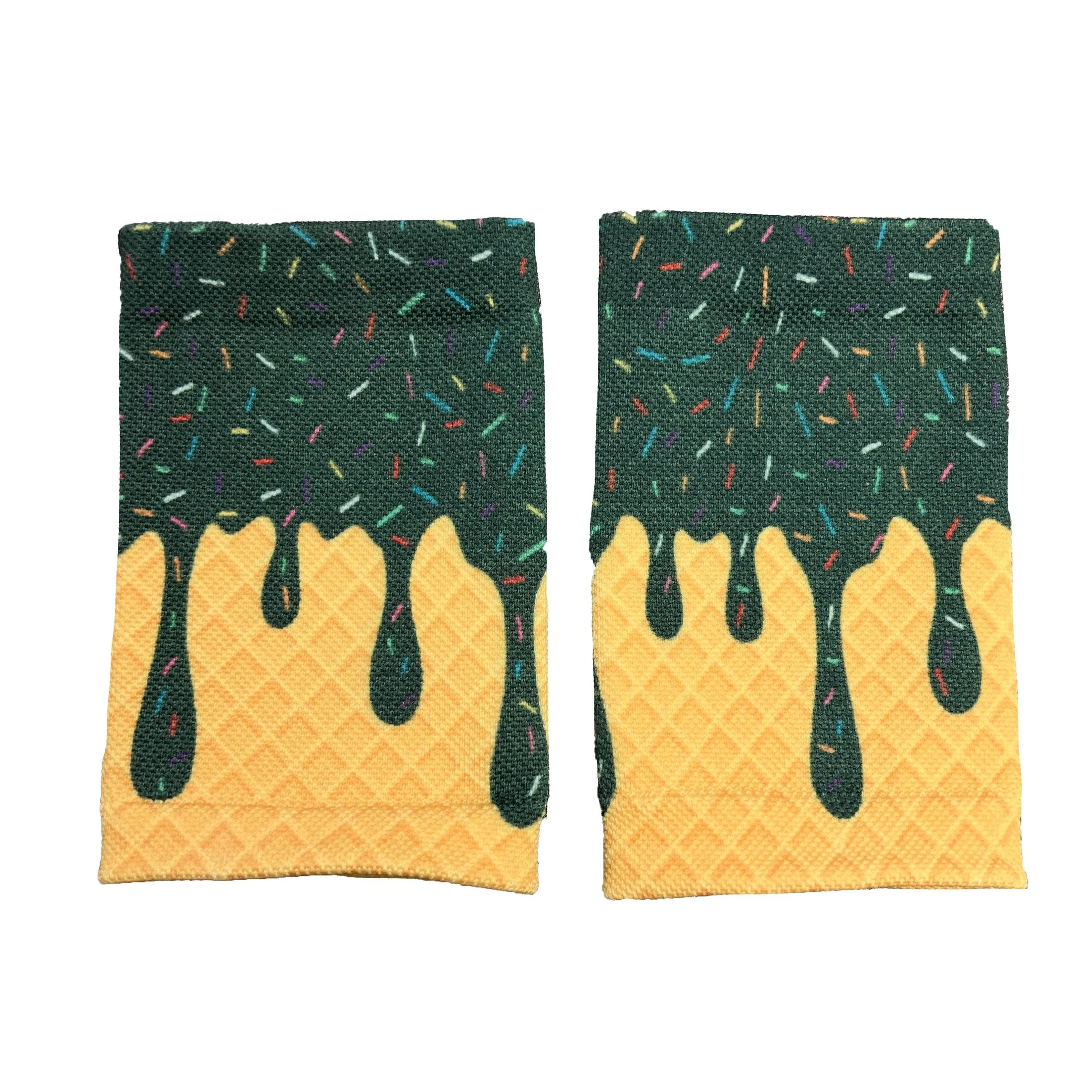 Green Ice Cream Wrist Support Sleeves - Image 2