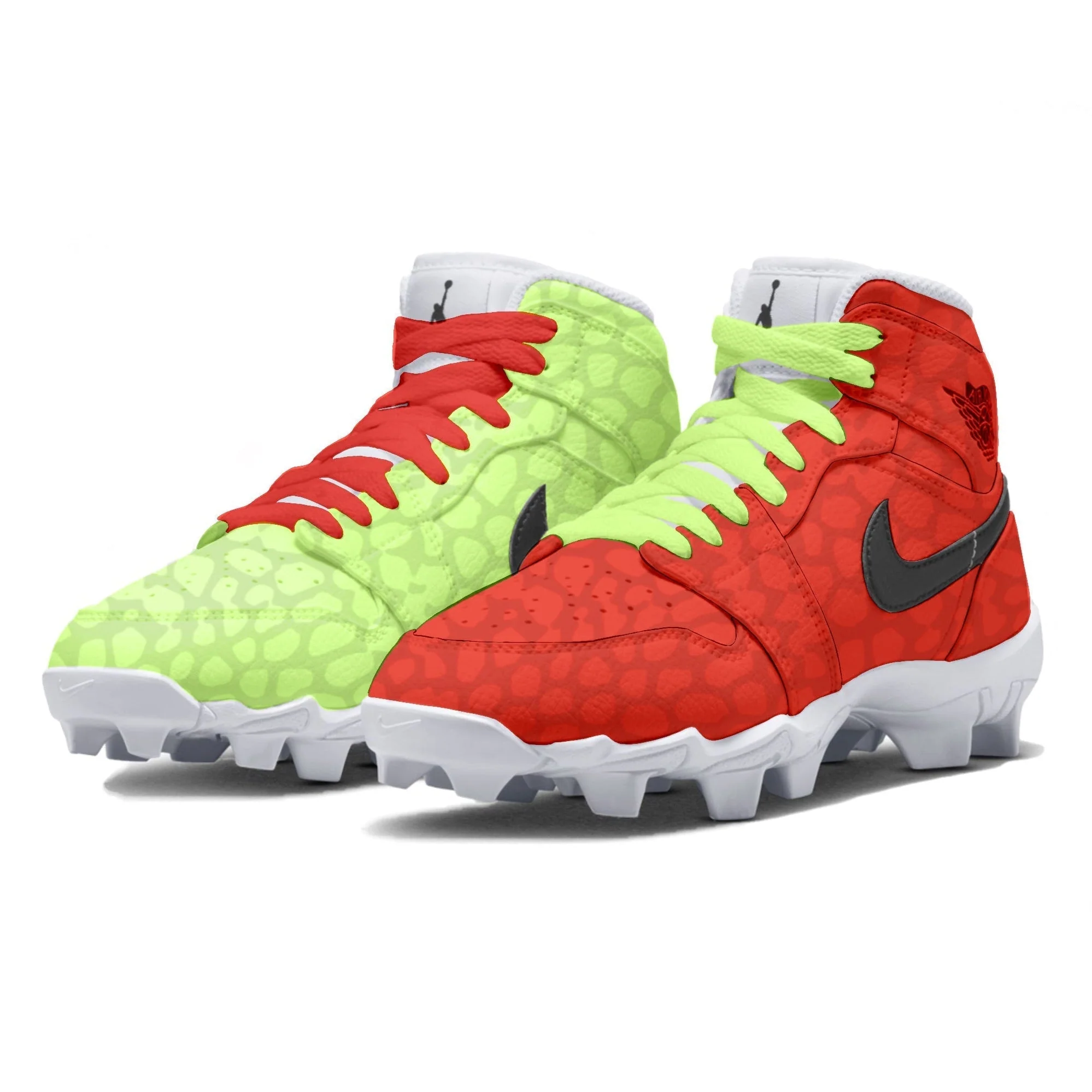 Nike "Grinch Mix" Jordan 1 Kids' Multisport Cleats - Image 2