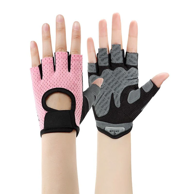 Gym Gloves, Women Yoga Weightlifting gloves   Breathable Half Finger Anti-Slip Pad Bicycle Cycling Glove Sport Exercise Equipment - Image 48