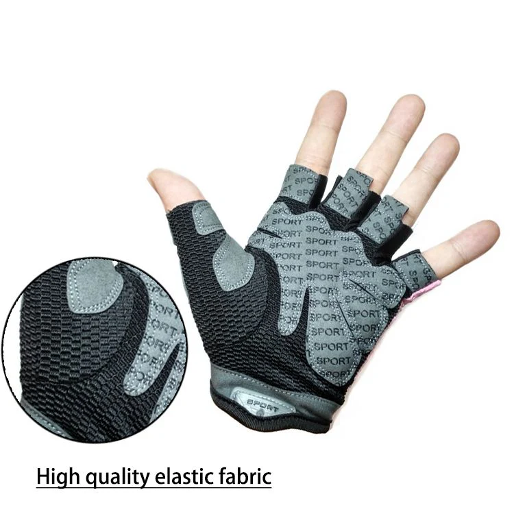 Gym Gloves, Women Yoga Weightlifting gloves   Breathable Half Finger Anti-Slip Pad Bicycle Cycling Glove Sport Exercise Equipment - Image 5