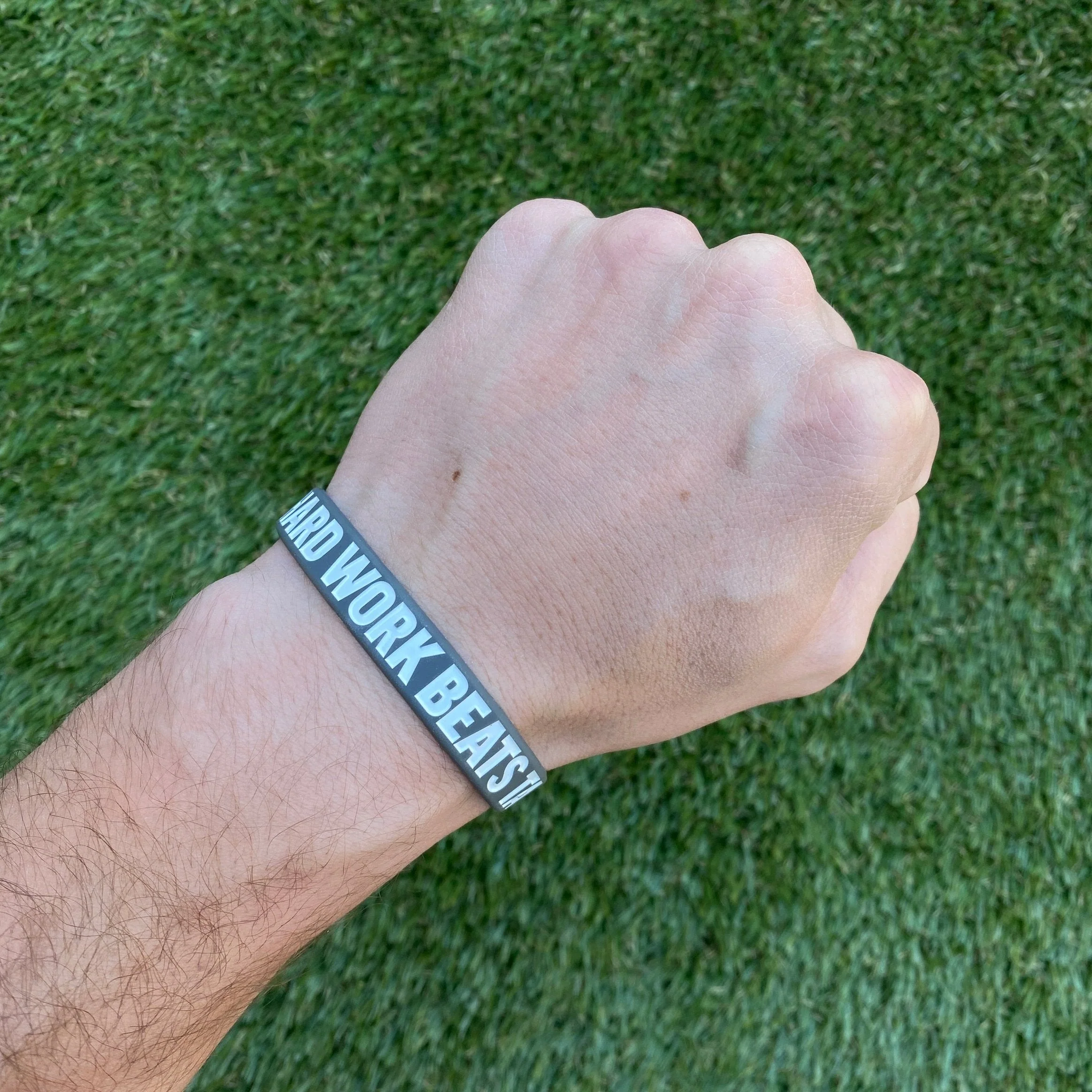 HARD WORK BEATS TALENT Wristband - Image 2