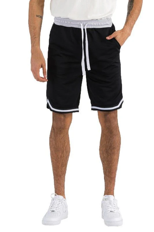 High-Performance Solid Basketball Shorts for Athletes - Image 55