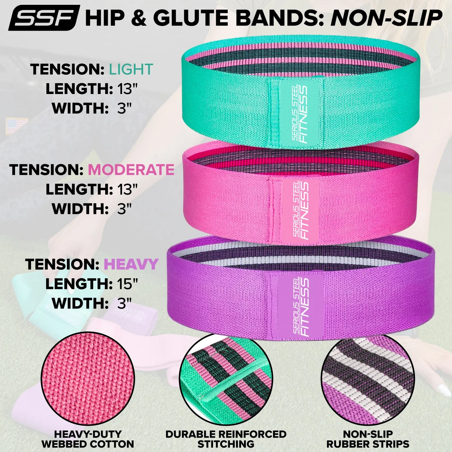 Hip & Glute Activation Band (Non-Slip) - Image 8