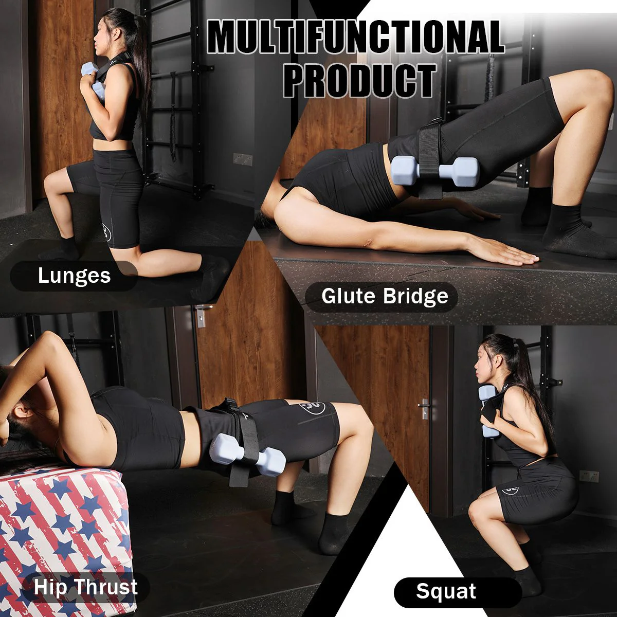 Hip Thrust Belt For Dumbbells & Kettlebells - Image 12