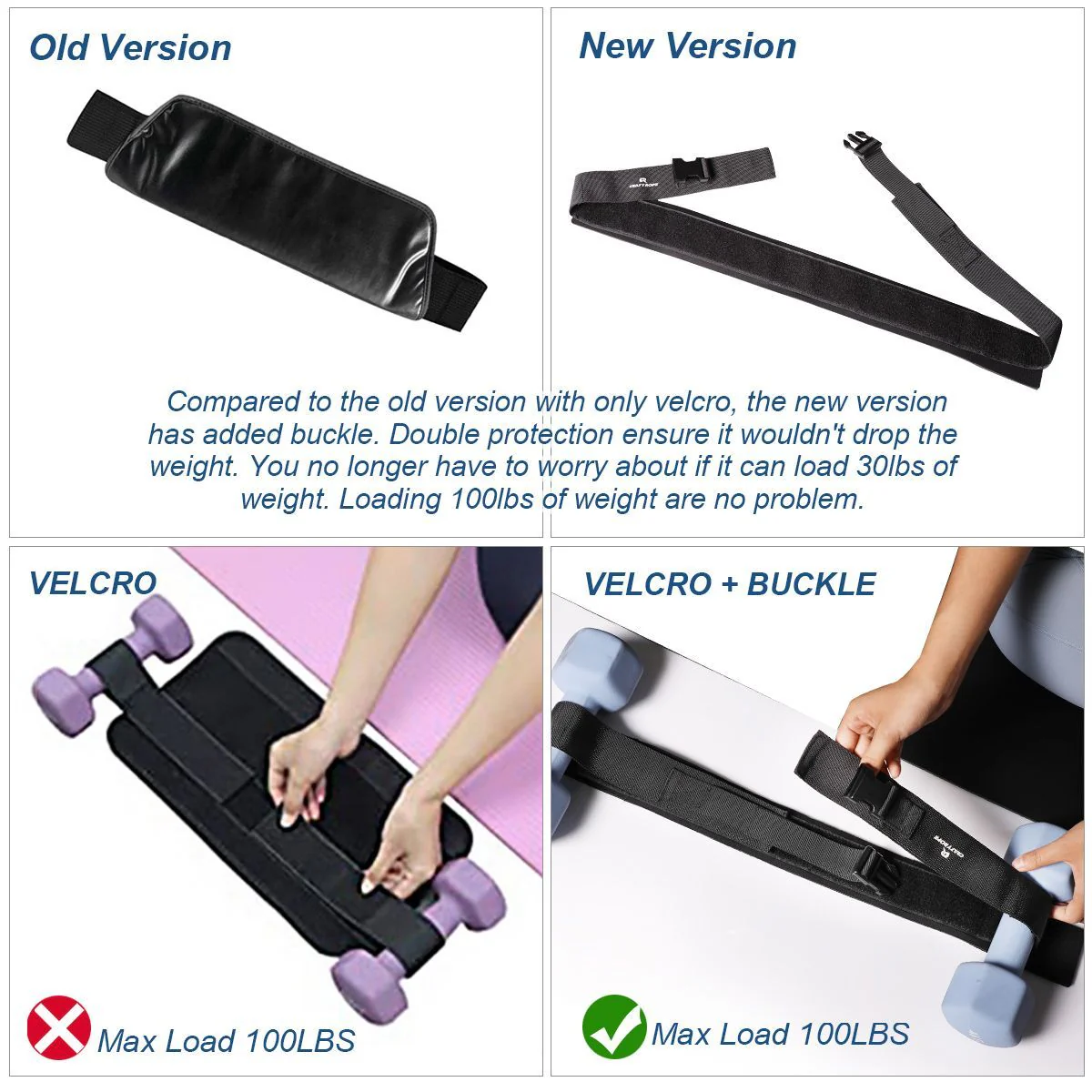 Hip Thrust Belt For Dumbbells & Kettlebells - Image 8