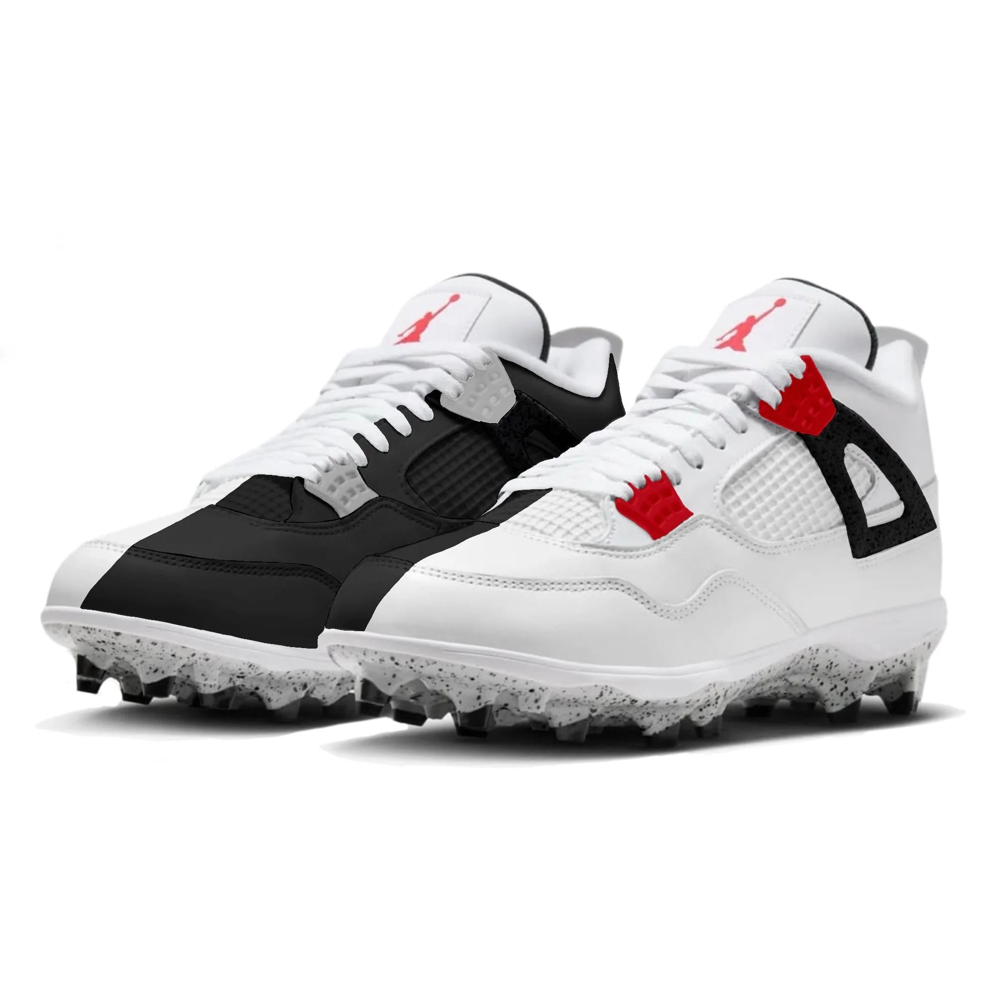 "Homage to Home" Jordan 4 Retro TD Football Cleats - Image 2