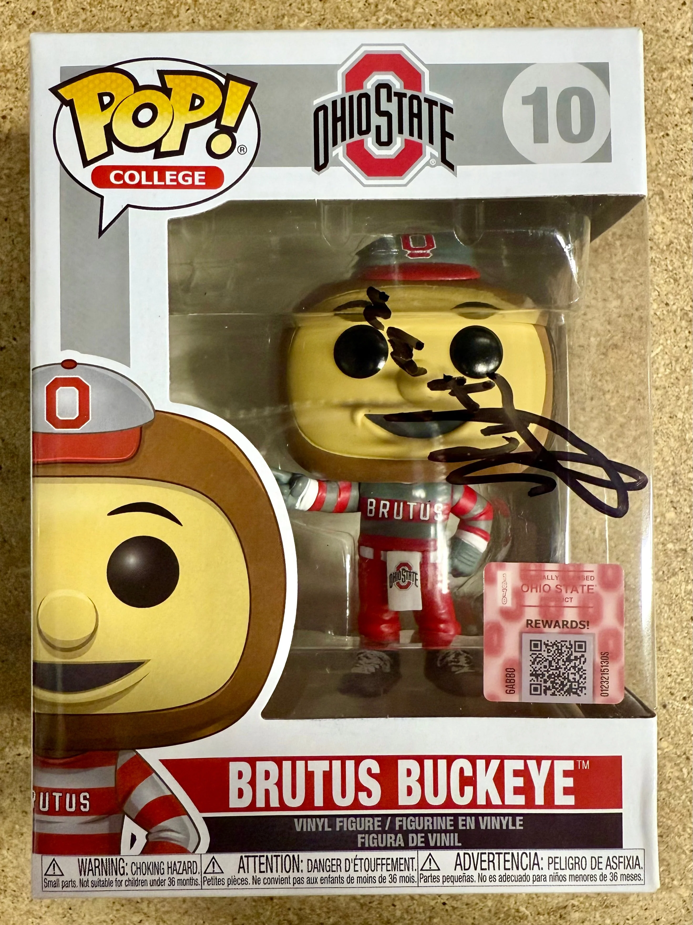 Jack Sawyer LB National Champ 2025 Signed Ohio State Funko Pop! #10 With JSA CO - Image 2