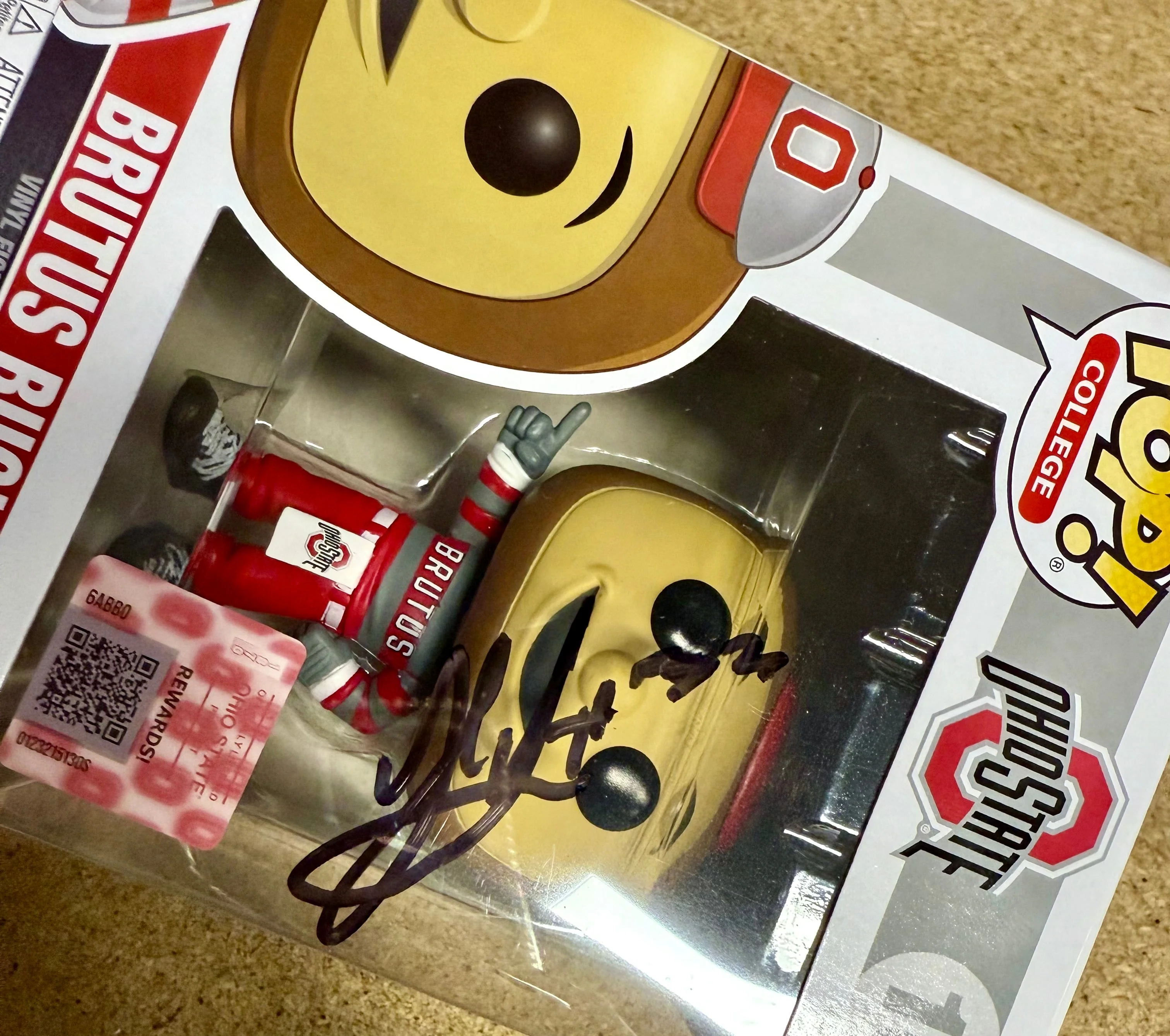 Jack Sawyer LB National Champ 2025 Signed Ohio State Funko Pop! #10 With JSA CO - Image 3