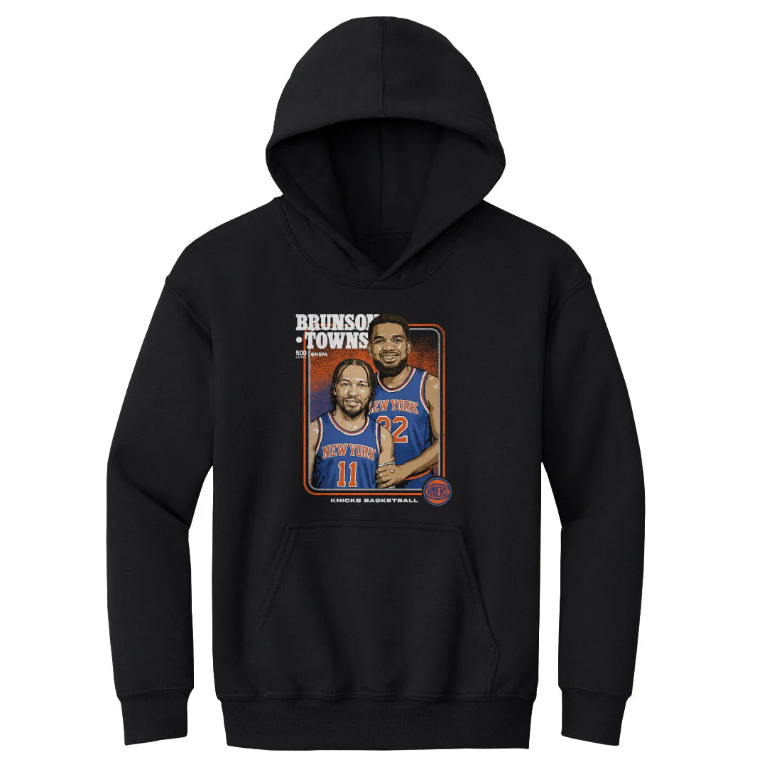 Jalen Brunson & Karl-anthony Towns New York Knicks Step Brothers Wht - Image 2