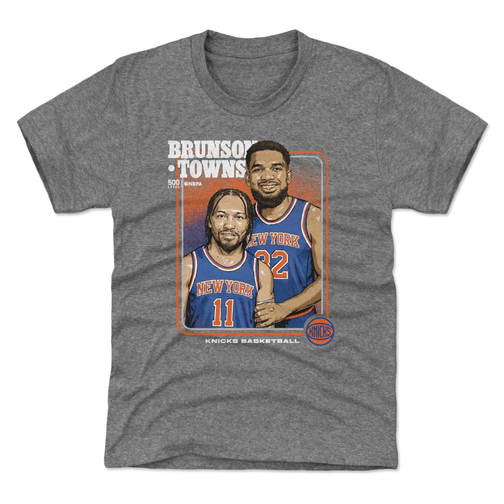 Jalen Brunson & Karl-anthony Towns New York Knicks Step Brothers Wht