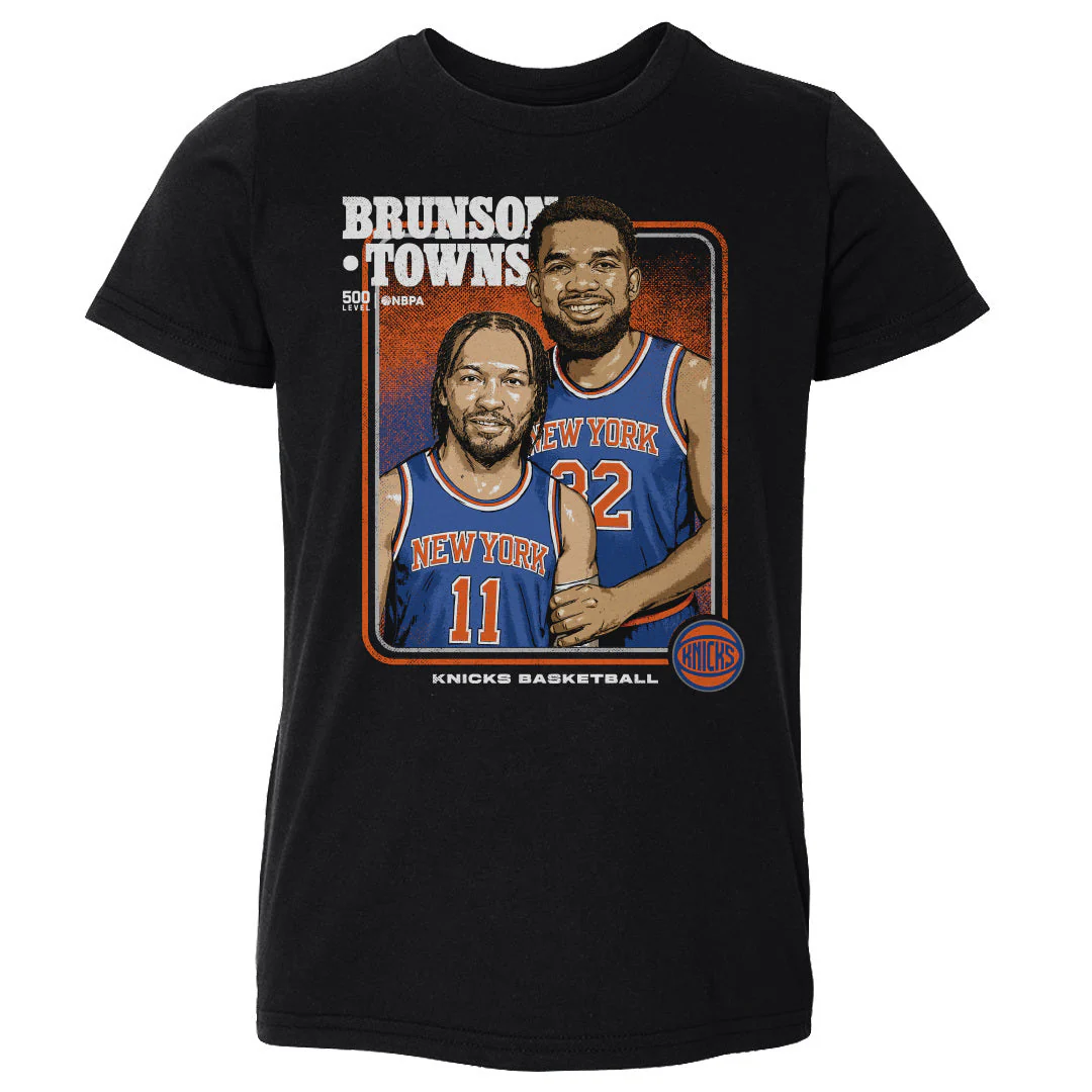 Jalen Brunson & Karl-anthony Towns New York Knicks Step Brothers Wht - Image 3