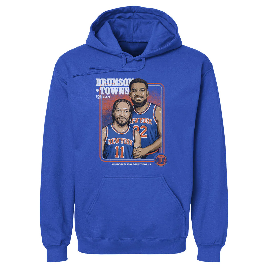 Jalen Brunson & Karl-anthony Towns New York Knicks Step Brothers Wht - Image 2