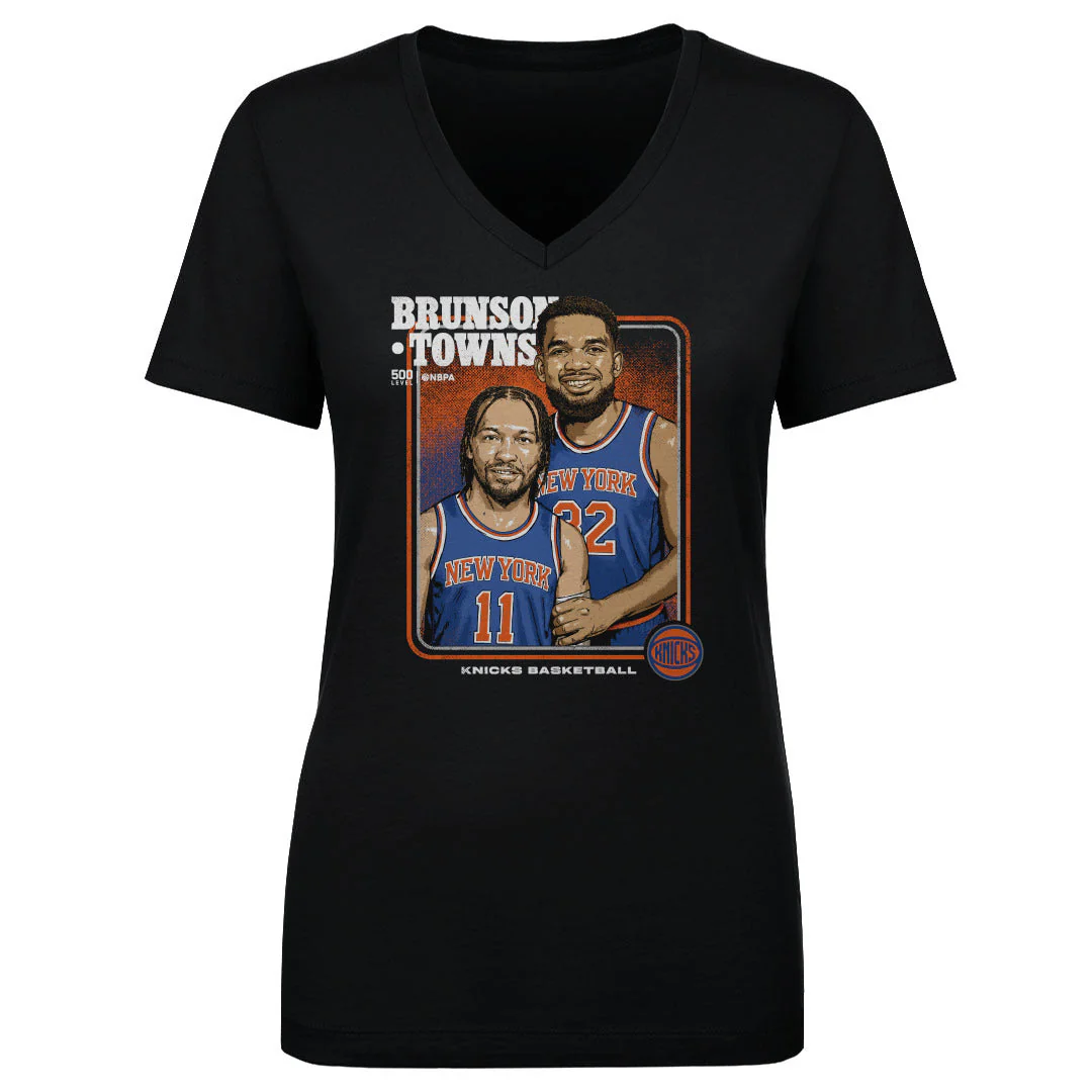 Jalen Brunson & Karl-anthony Towns New York Knicks Step Brothers Wht