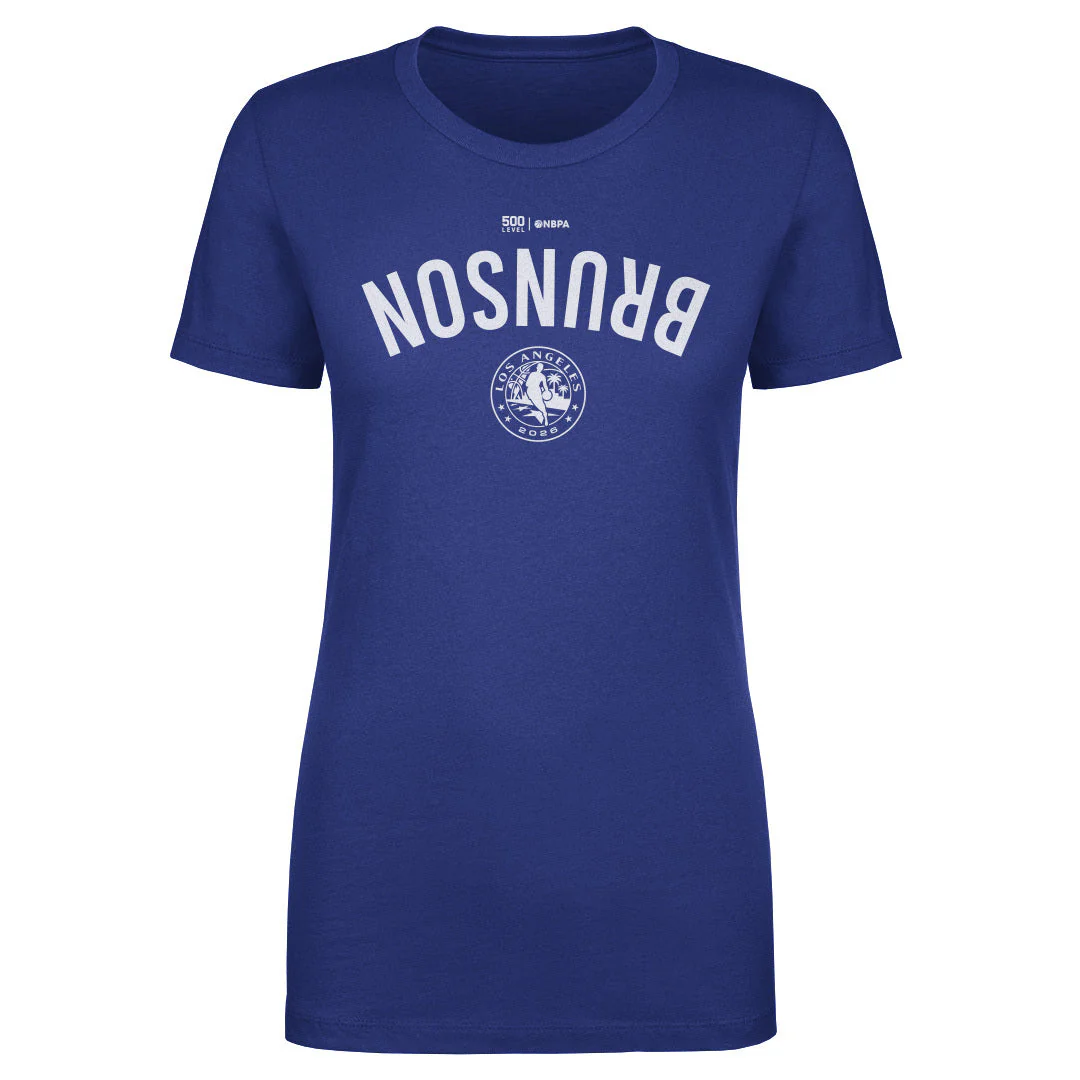 Jalen Brunson New York Knicks 2026 NBA All-Star Invert WHT Women's T-Shirt - Image 2