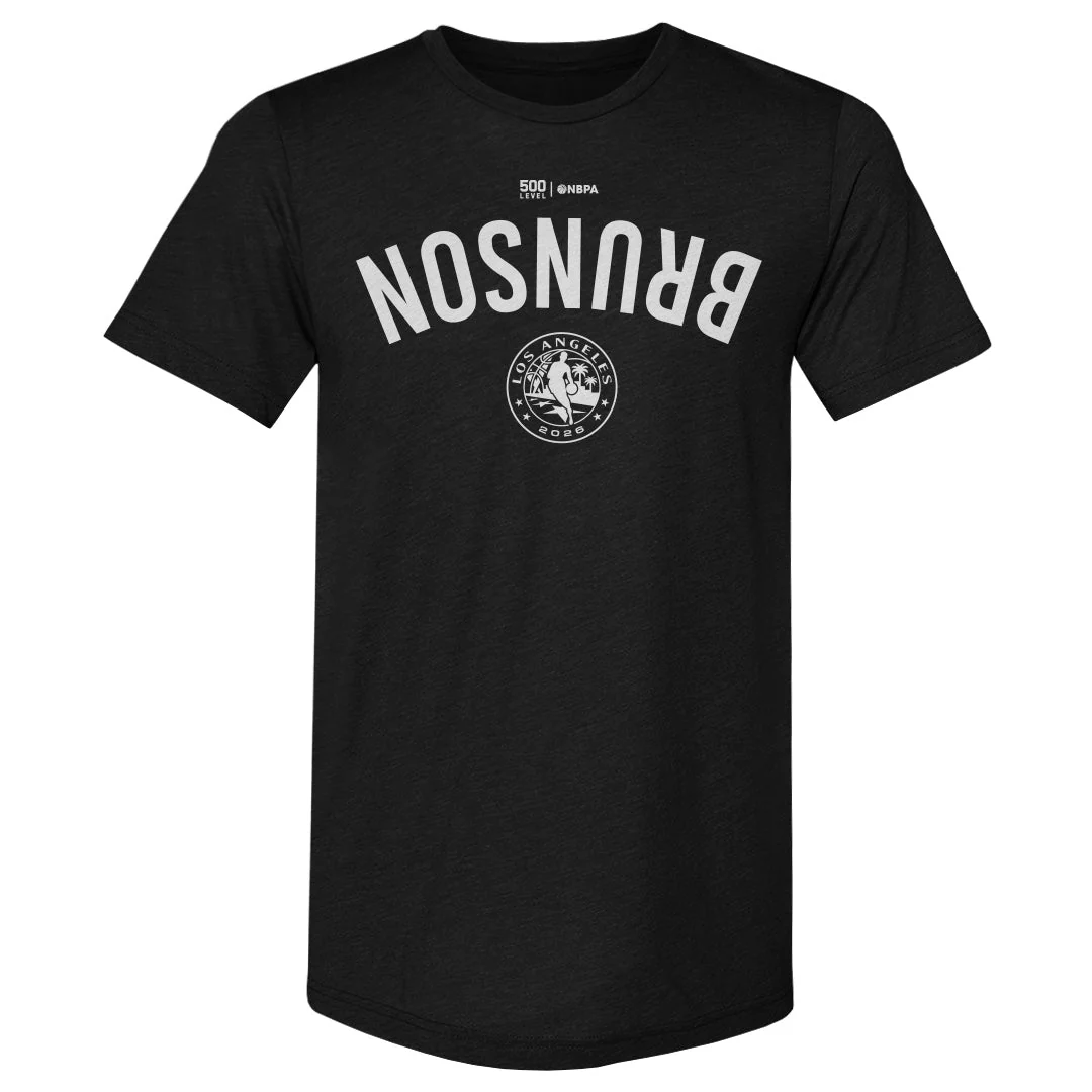 Jalen Brunson New York Knicks 2026 NBA All-Star Invert WHT Men's T-Shirt