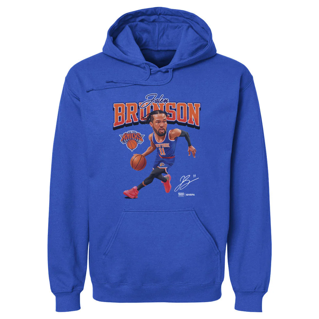 Jalen Brunson New York Knicks Caricature Wht - Image 2