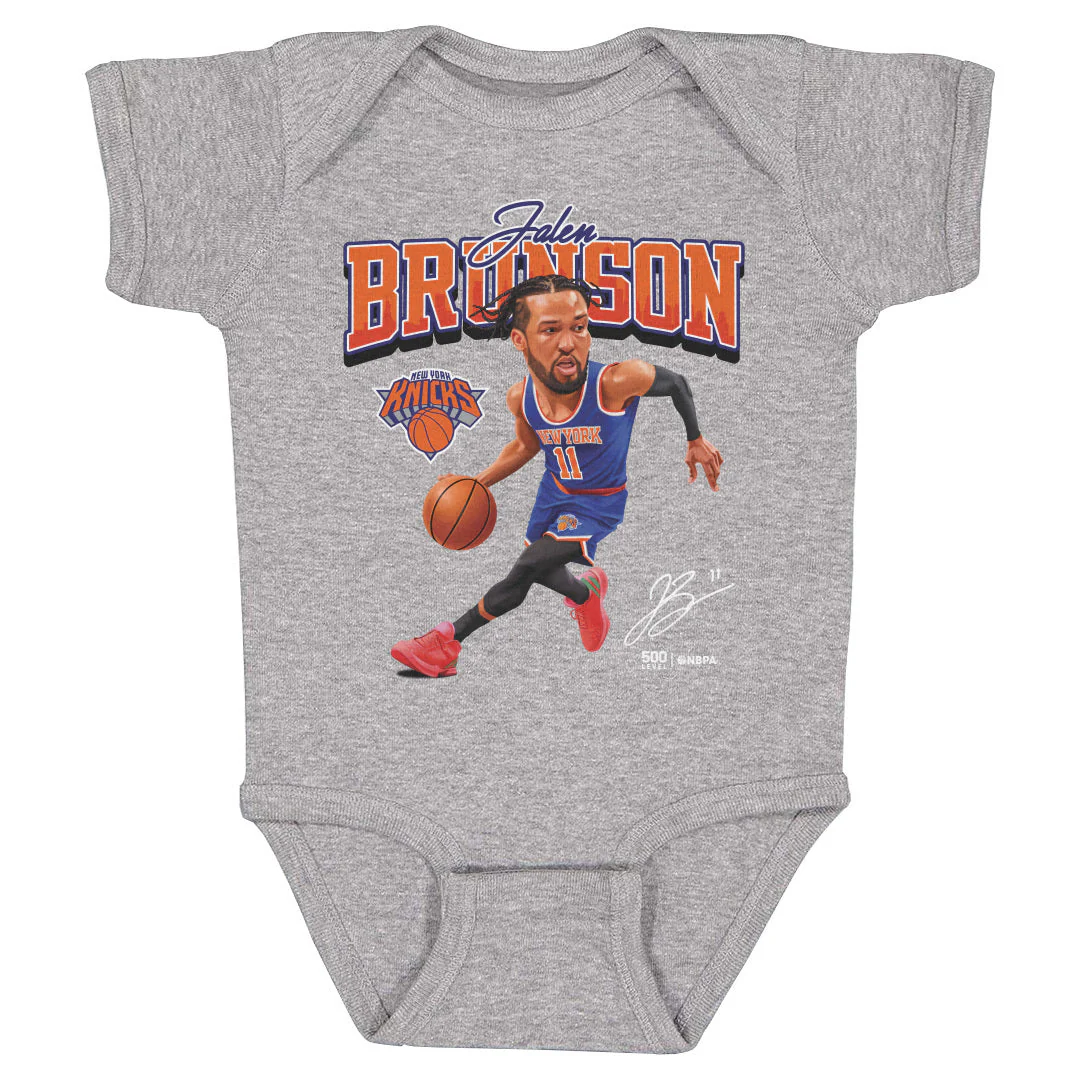 Jalen Brunson New York Knicks Caricature Wht - Image 2