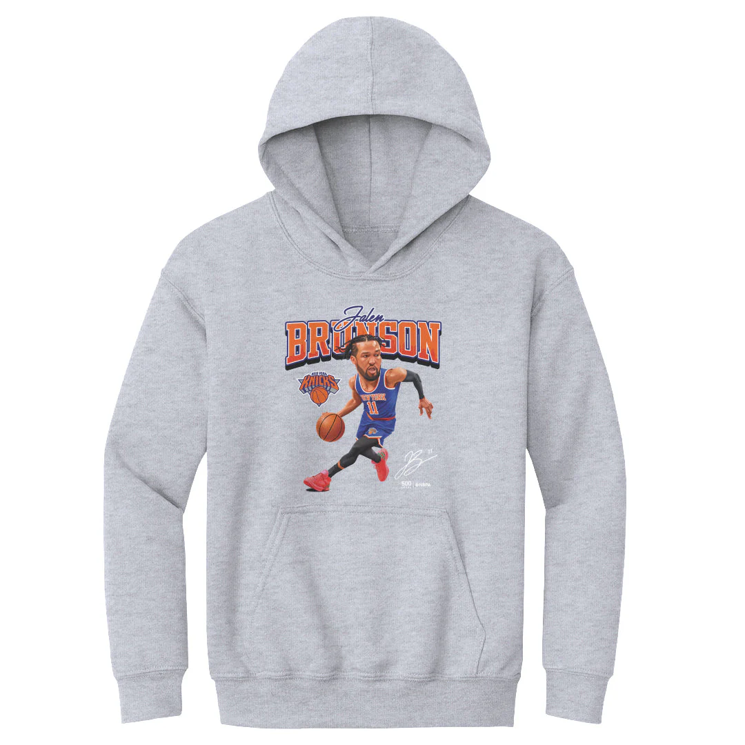 Jalen Brunson New York Knicks Caricature Wht - Image 2