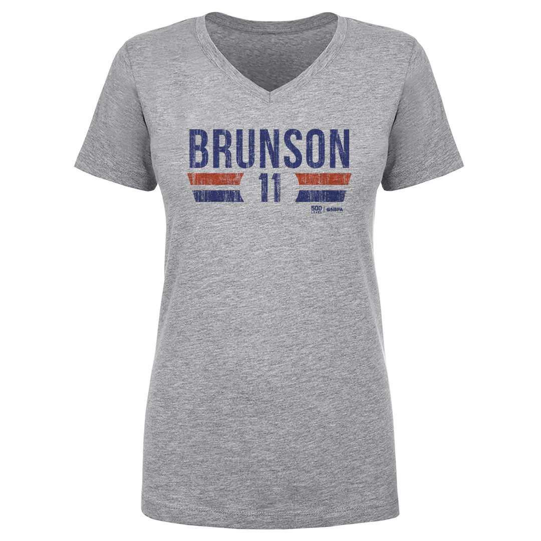 Jalen Brunson New York Knicks Font Women's T-Shirt