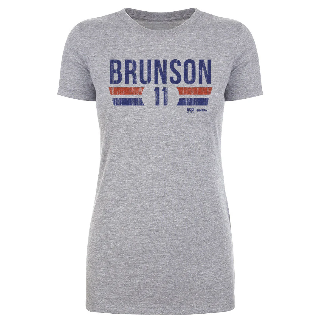 Jalen Brunson New York Knicks Font Women's T-Shirt
