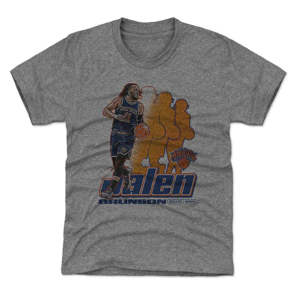 Jalen Brunson New York Knicks Retro Kids T-Shirt - Image 2