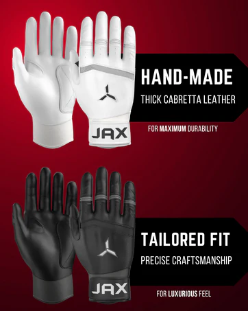 Jax Batting Gloves | Baby Blue | Pro Cuff - Image 4