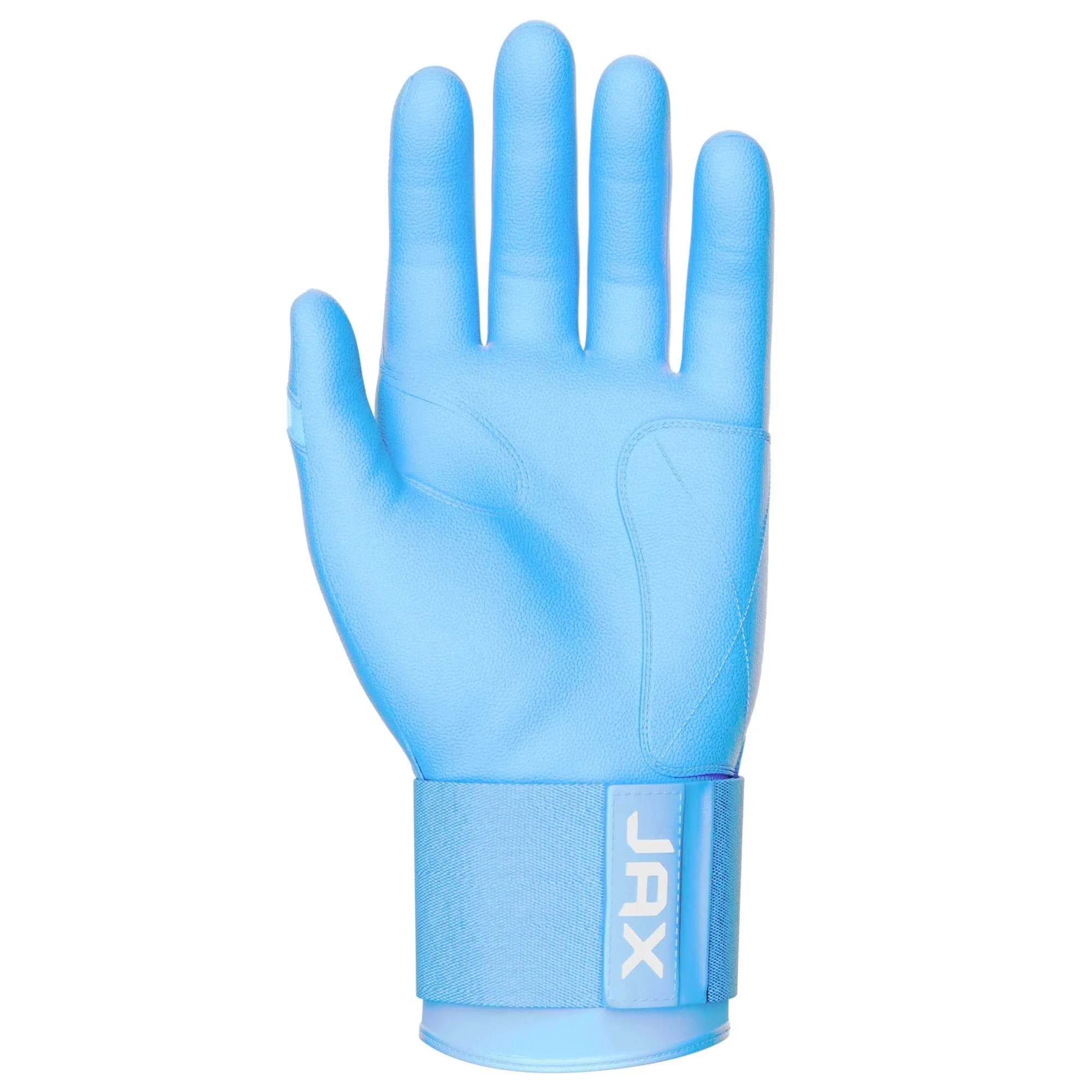 Jax Batting Gloves | Baby Blue | Strap Cuff - Image 3