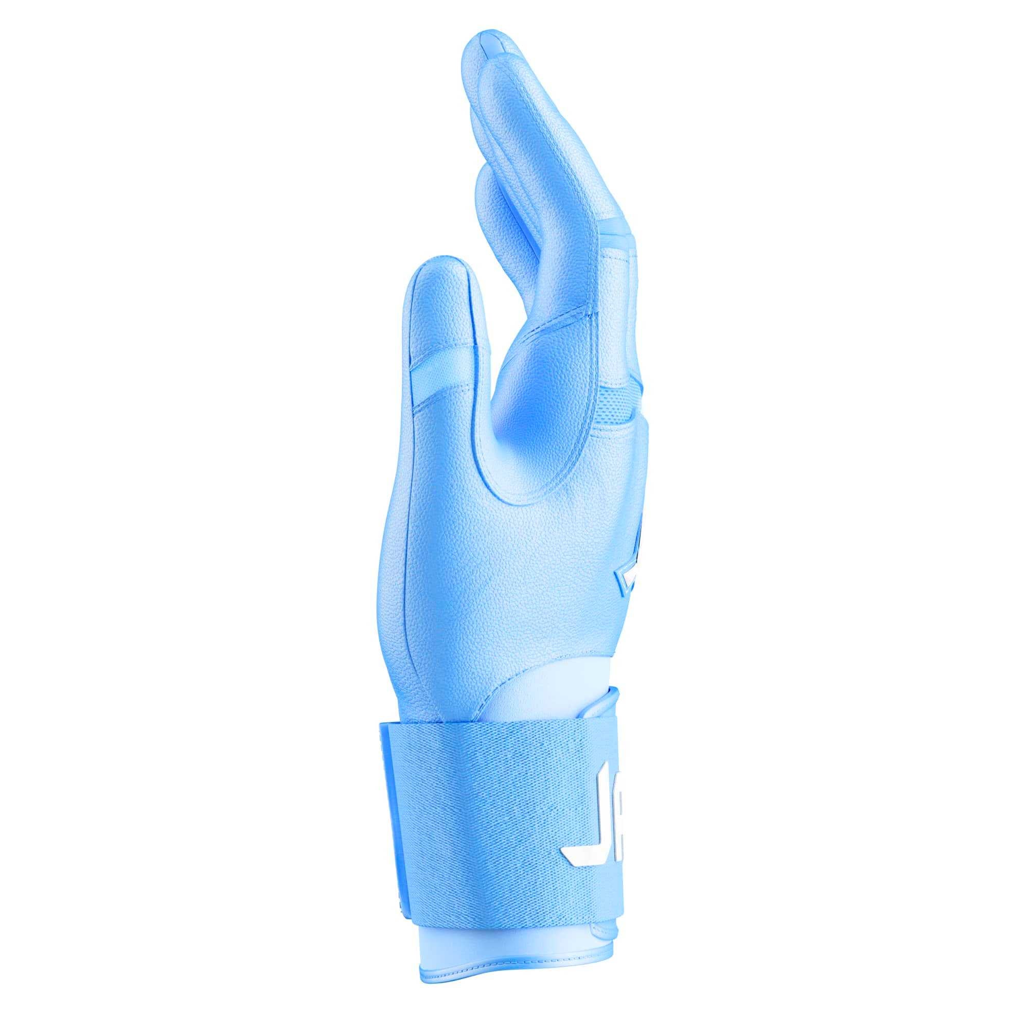 Jax Batting Gloves | Baby Blue | Strap Cuff - Image 5