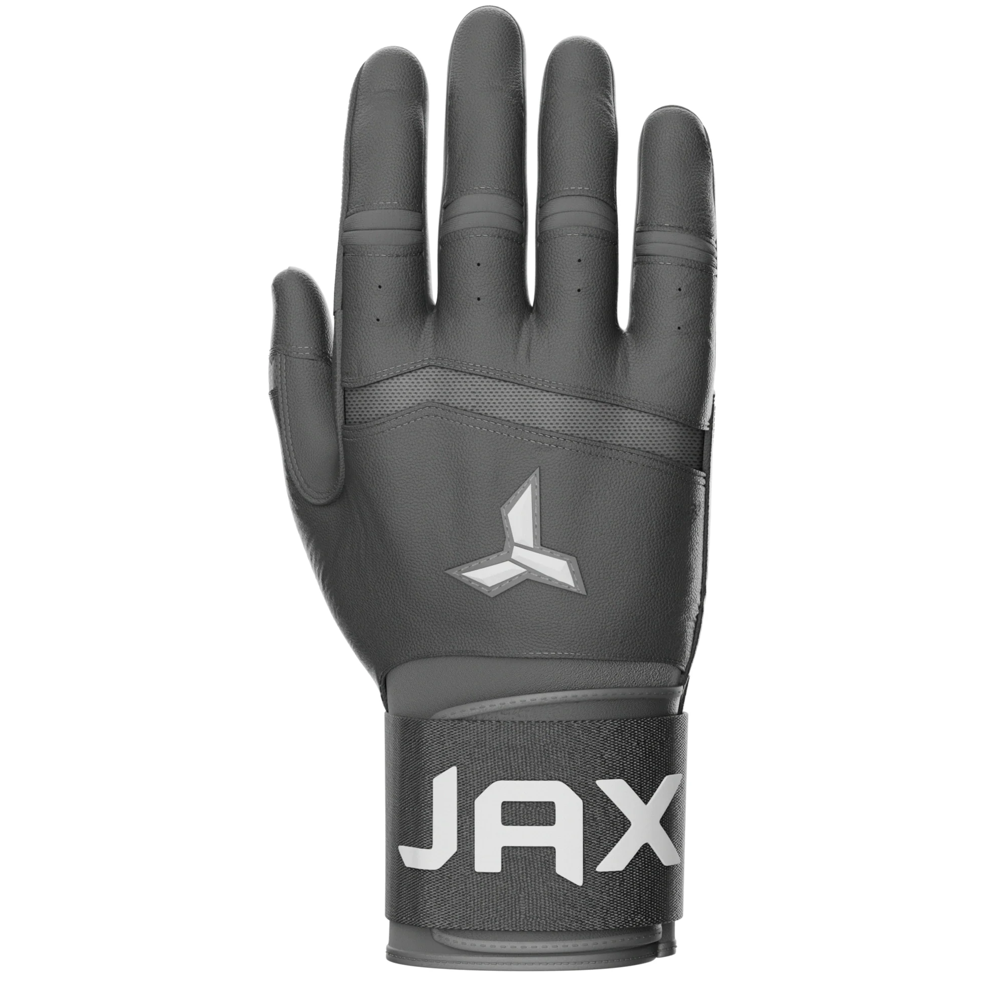 Jax Batting Gloves | Cool Grey | Strap Cuff - Image 2