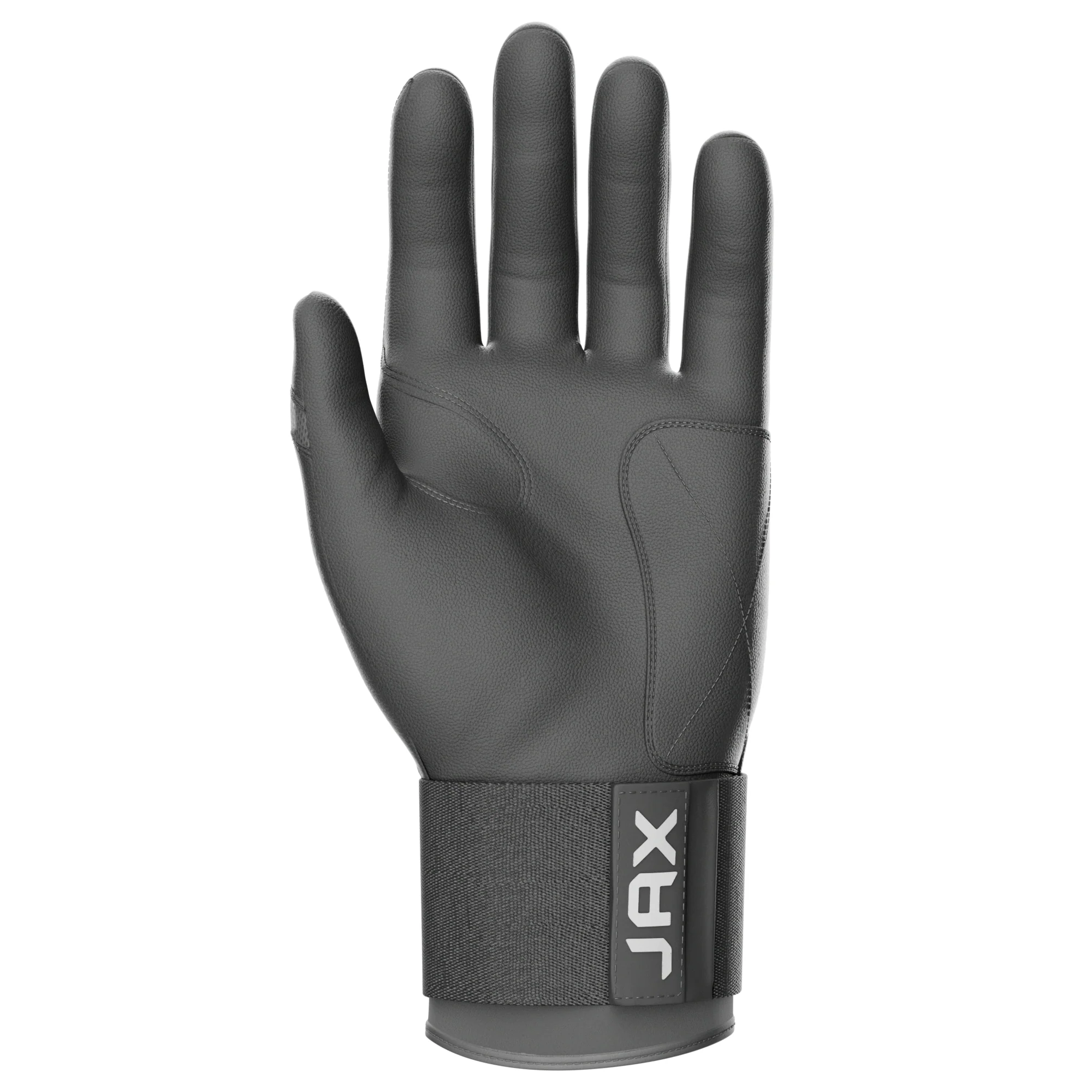 Jax Batting Gloves | Cool Grey | Strap Cuff - Image 3