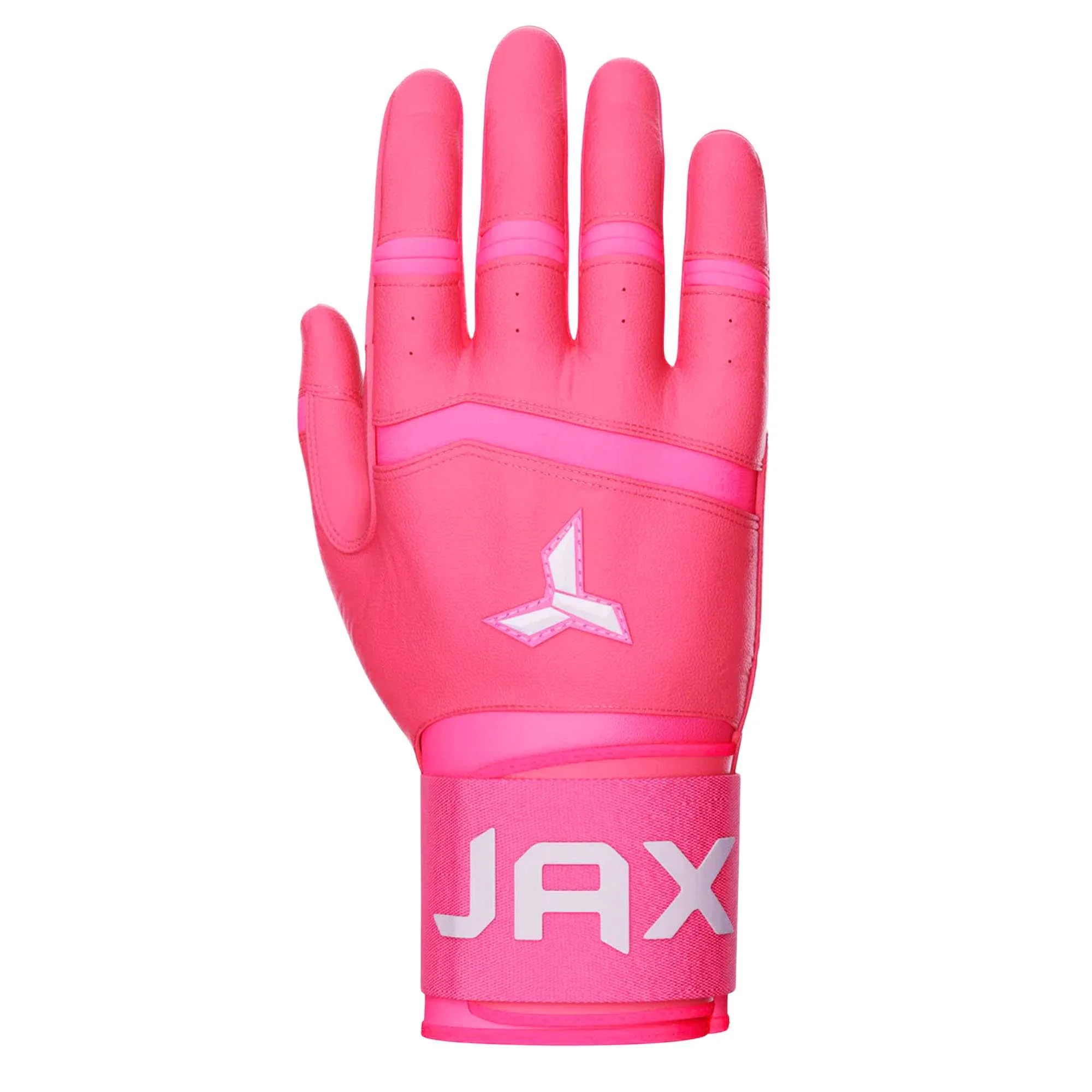 Jax Batting Gloves | Pink | Strap Cuff - Image 2