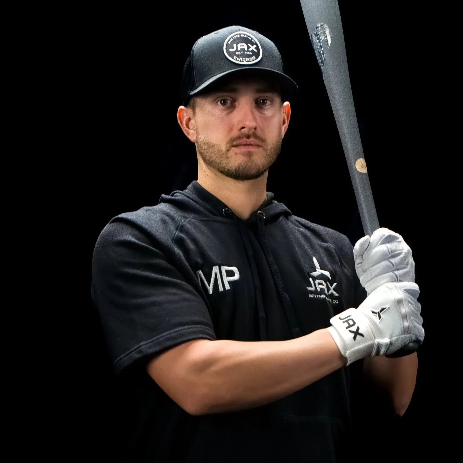 Jax Batting Gloves | Platinum White | Pro Cuff - Image 7