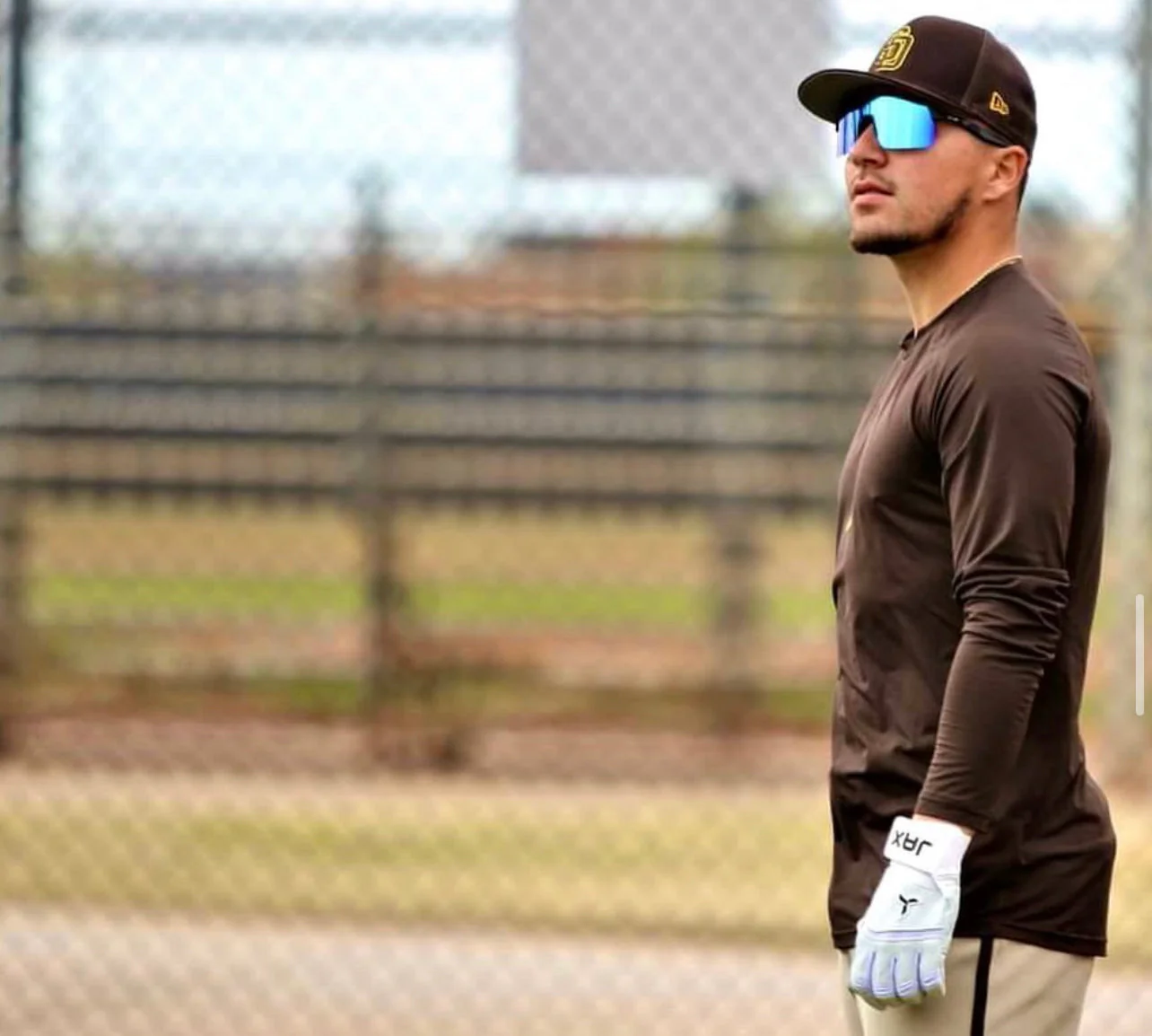 Jax Batting Gloves | Platinum White | Pro Cuff - Image 9