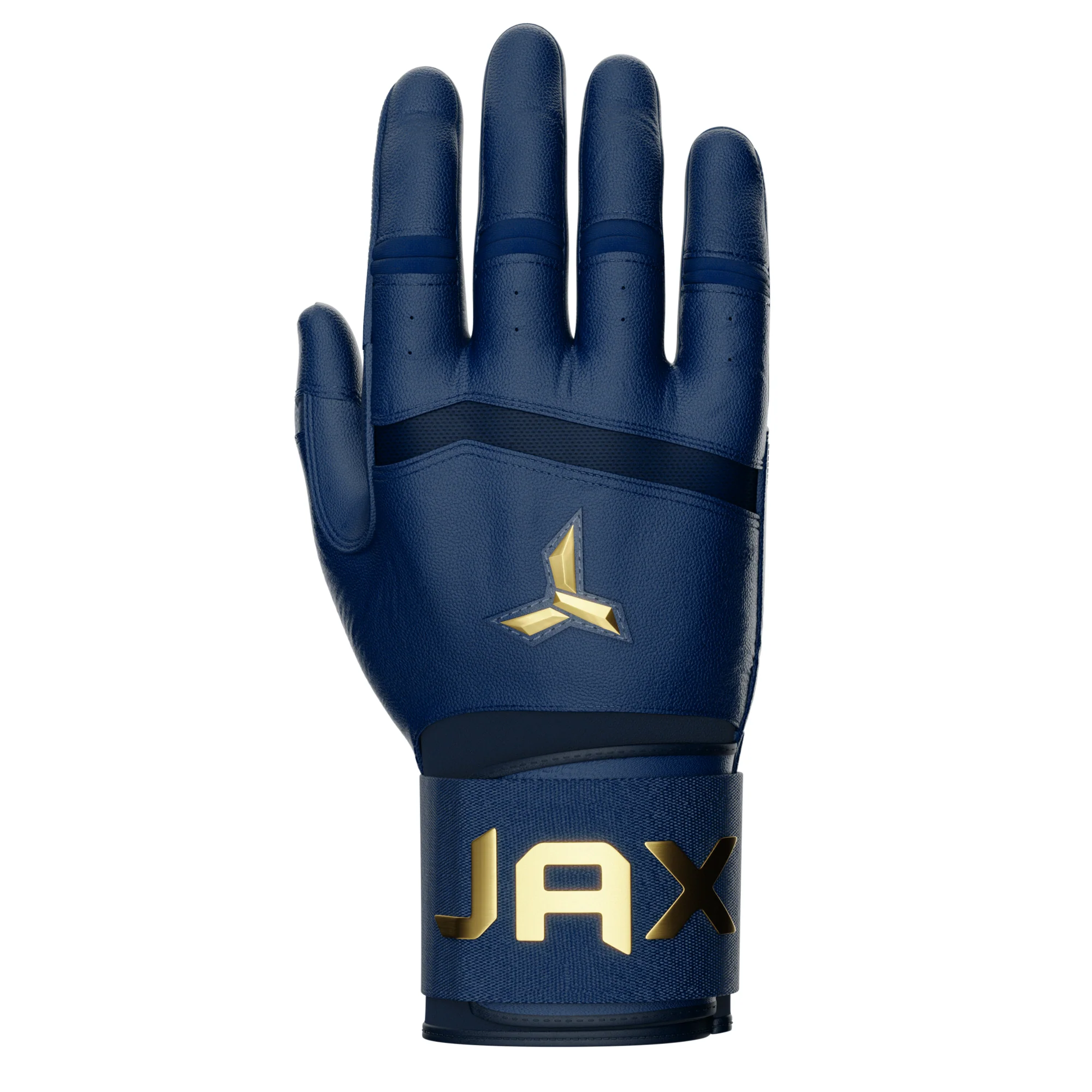 Jax Batting Gloves | Shadow Navy | Strap Cuff - Image 2