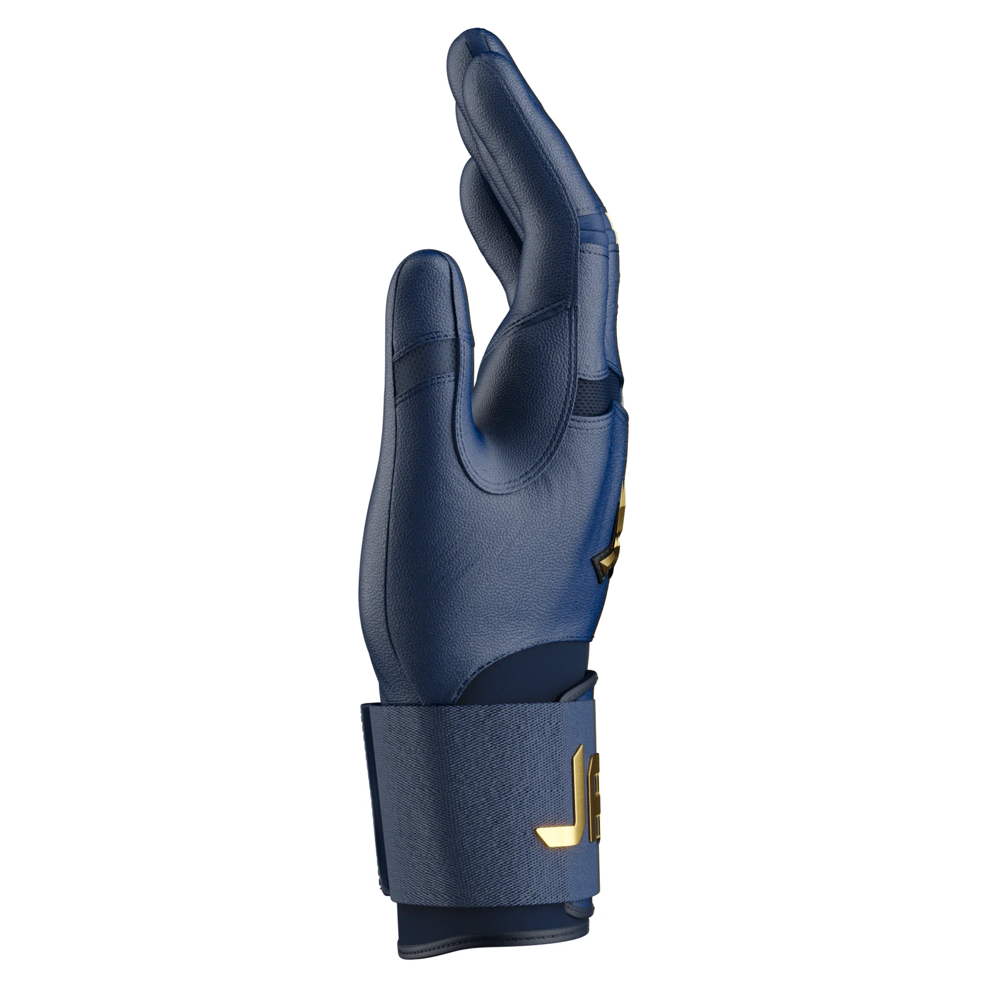 Jax Batting Gloves | Shadow Navy | Strap Cuff - Image 5