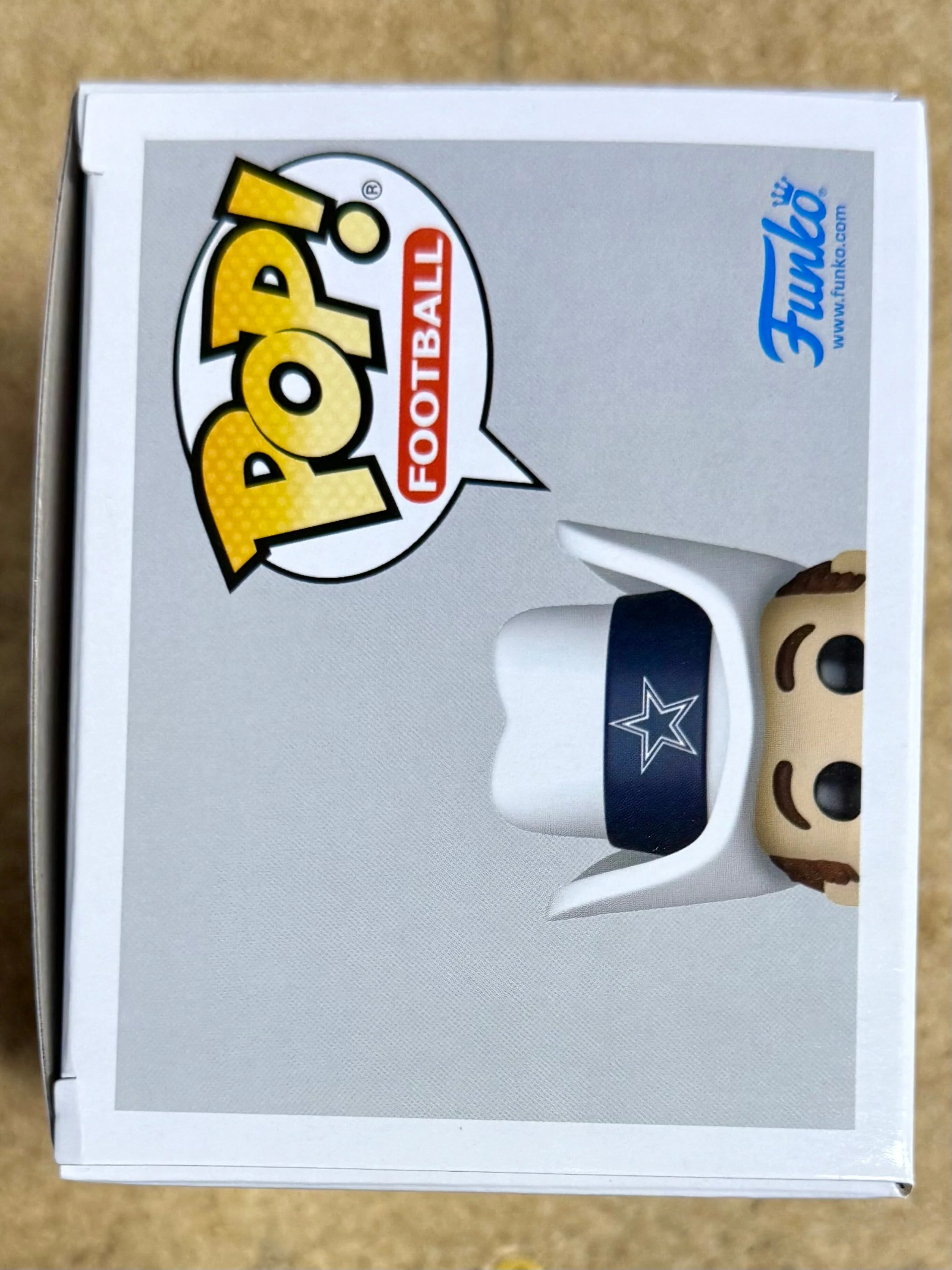 Autographed Jaydon Blue Signed NFL Dallas Cowboys Mascot Rowdy Funko Pop! #314 - Image 7