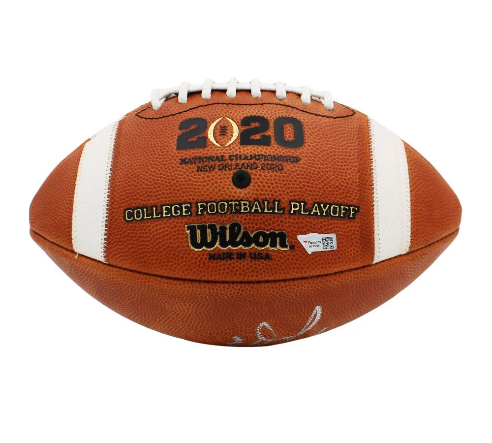 LSU Autographed Joe Burrow National Champions 2019 Official Football - Image 2