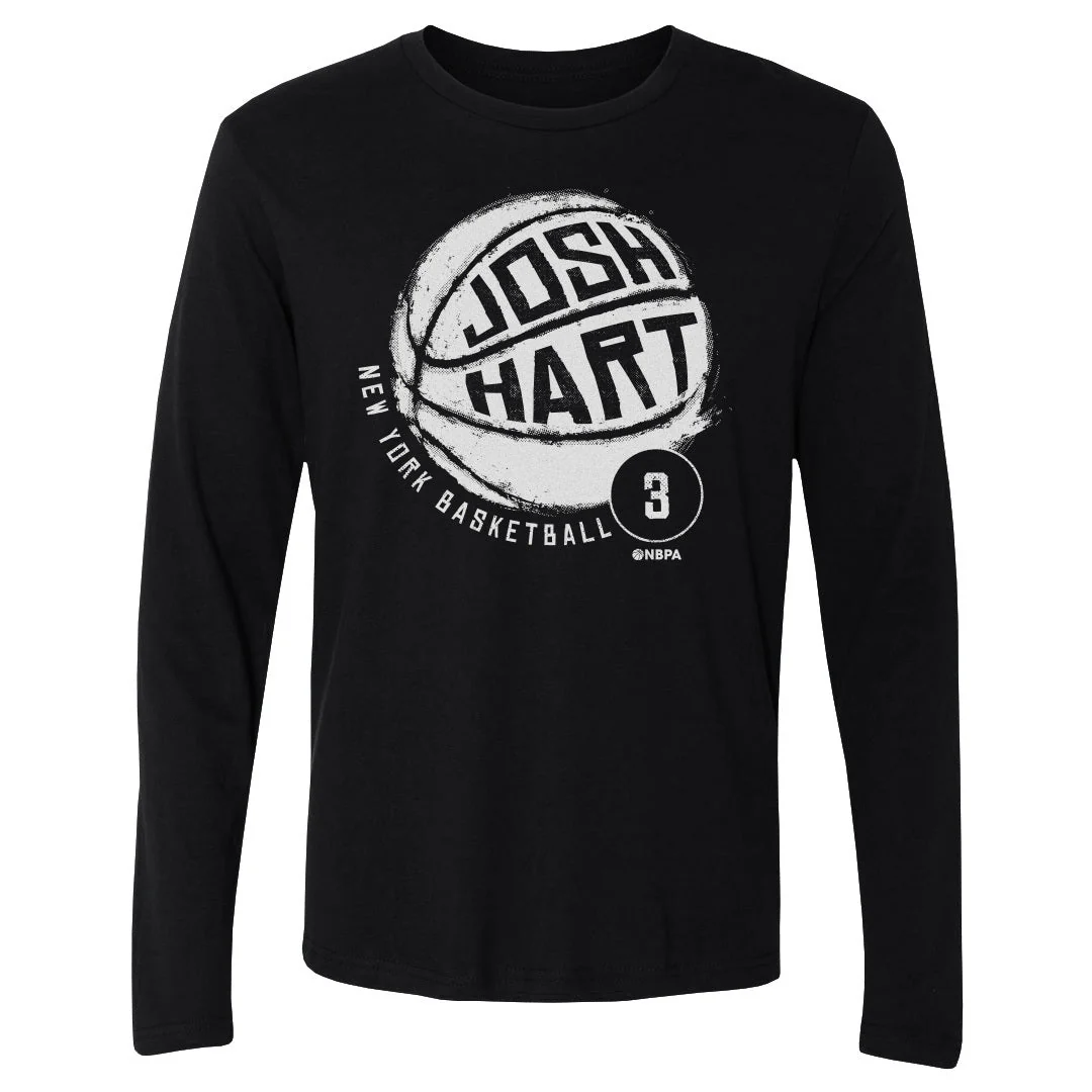 Josh Hart New York Basketball WHT Men's Long Sleeve Shirt